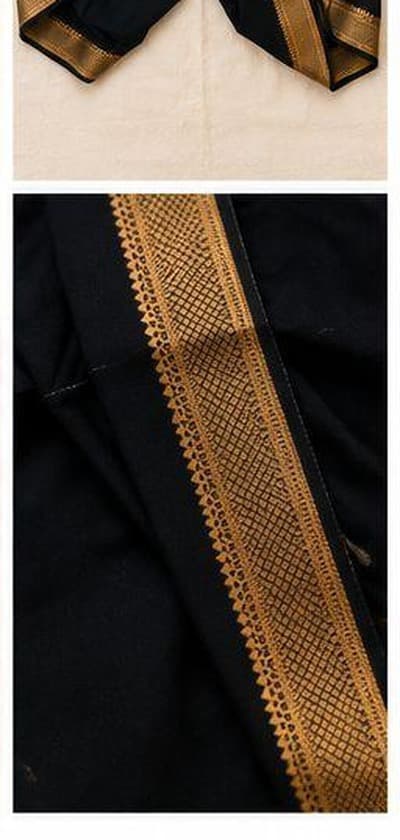 Maroon tribal kurta dhoti set fabric texture detail